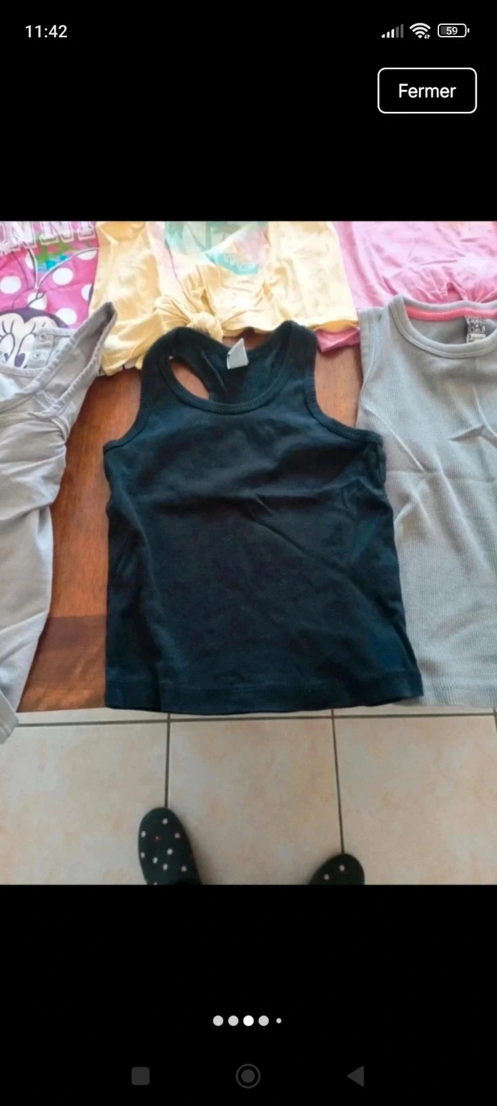Lot de 7 débardeurs filles 3 ans – photo 3